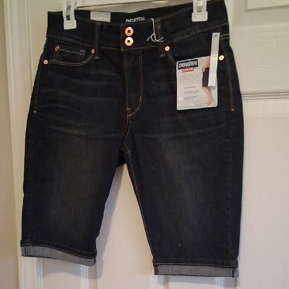 Denizen from Levi's Women's Deep Indigo Jean Shorts